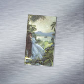 liefde en Romance, Romantisch tropisch Uitzicht Magnetisch Visitekaartje (Voorbeeld)