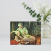  liefde en Romance; Romantische grootouders Briefkaart (Staand voorkant)