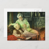  liefde en Romance; Romantische grootouders Briefkaart (Voorkant / Achterkant)