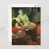 liefde en Romance; Romantische grootouders Briefkaart (Voorkant / Achterkant)