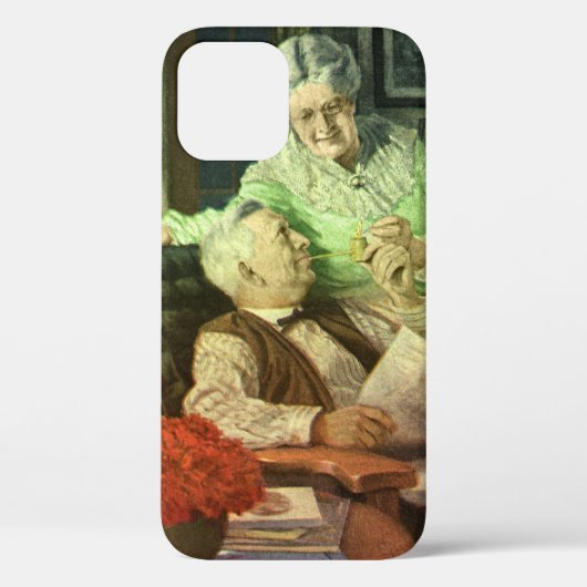 liefde en Romance; Romantische grootouders Case-Mate iPhone Case (Achterkant)