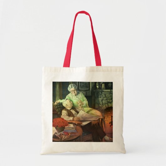  liefde en Romance; Romantische grootouders Tote Bag (Voorkant)