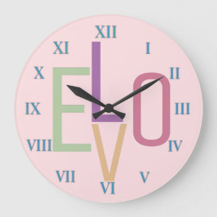 Liefde en Romeinse cijfers Grote Klok