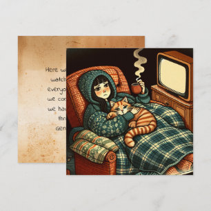 Liefde en steun voor een chronisch zieke vriend kaart