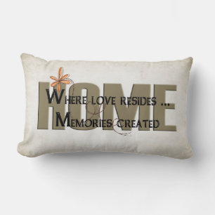 Liefde en thuis kussen