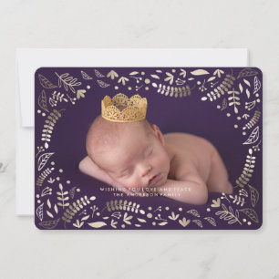 LIEFDE EN VREDE BESSEN KRANS Christmas Kaart