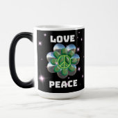 Liefde en vrede magische mok (Links)
