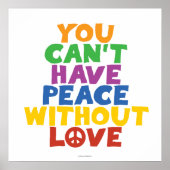 Liefde en vrede poster (Voorkant)
