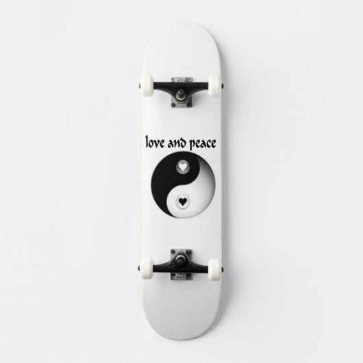 Liefde en vrede skateboard (Voorkant)