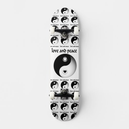 Liefde en vrede skateboard (Voorkant)