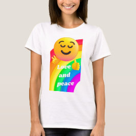 liefde en vrede t-shirt