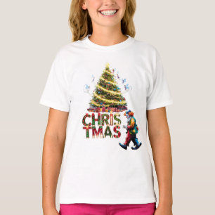 Liefde en vreugde deze kerst t-shirt