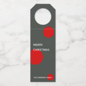 Liefde en vreugde komen naar je feestdag voor fees flessenhanger (Achterkant)