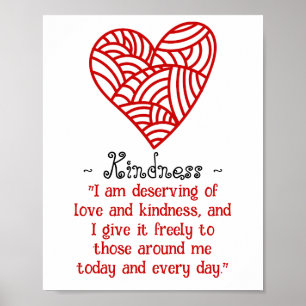 Liefde en Vriendelijkheid Poster