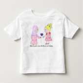 Liefde en vriendschap genezen de wereld kinder shirts (Voorkant)