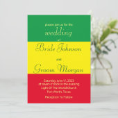 "LIEFDE EN VRIJHEID" - Juneteenth - Zomerbruiloft Kaart (Staand voorkant)