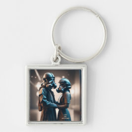 LIEFDE EN WEERSTAND Cine-scope 2 Premium Metaal Sleutelhanger