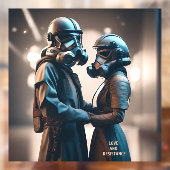 LIEFDE EN WEERSTAND Cine-scope 2 Raamsticker (Vel 2)