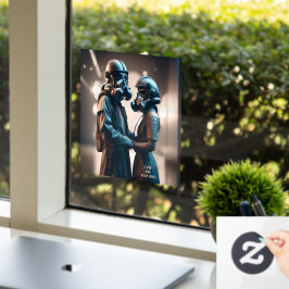 LIEFDE EN WEERSTAND Cine-scope 2 Raamsticker