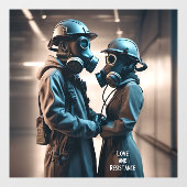 LIEFDE EN WEERSTAND Cine-scope Window Cling Raamsticker (Vel)