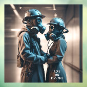 LIEFDE EN WEERSTAND Cine-scope Window Cling Raamsticker (Vel 3)