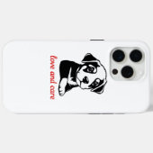 Liefde en zorg puppy Case-Mate iPhone case (Achterkant (horizontaal))