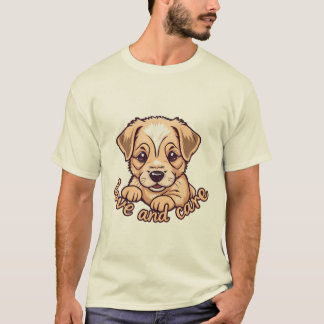 Liefde en zorg t-shirt