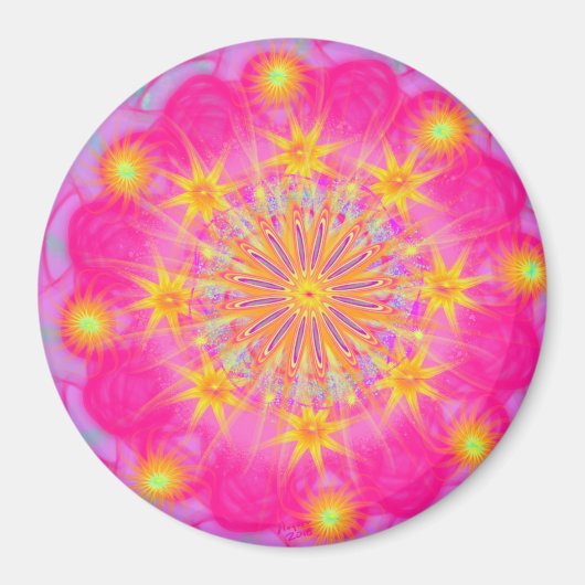 Liefde Energie door Power Flower Magneet (Voorkant)