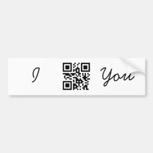Liefde - Engels Bumpersticker