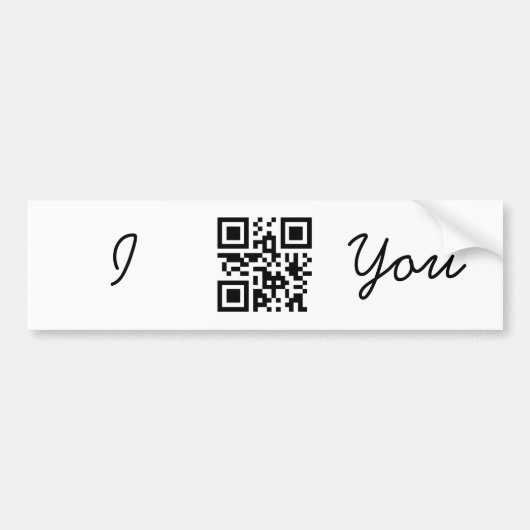 Liefde - Engels Bumpersticker (Voorkant)