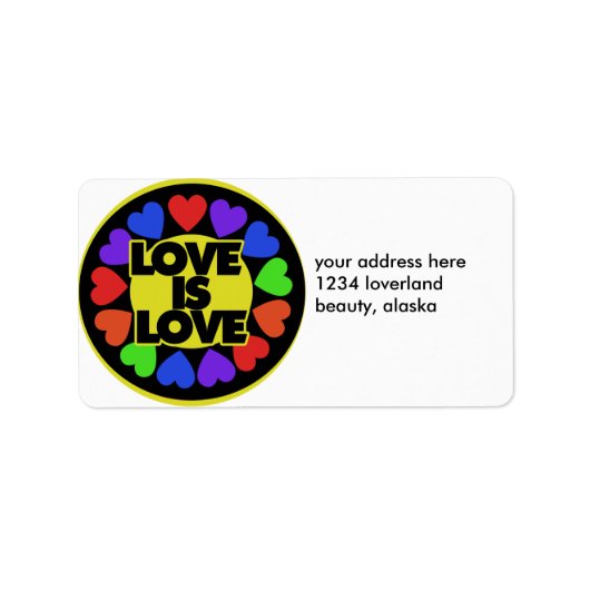 Liefde Etiket (Voorkant)