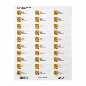 Liefde Etiket (Full Sheet)