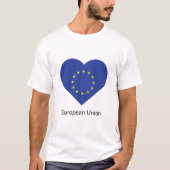 Liefde Europese Unie T-shirt (Voorkant)