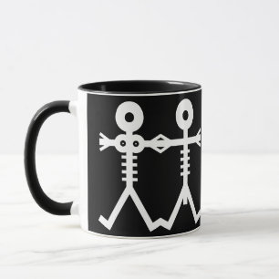 Liefde Euwige Skeletten Icoon 2007 Kunst Mok