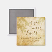 Liefde faalt nooit Natuur Magneet (Voorkant / Achterkant)