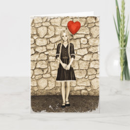 liefde feestdagen kaart