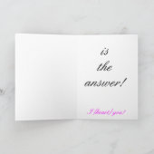 Liefde Feestdagen Kaart (Binnen)