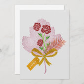 liefde feestdagenkaart (Voorkant / Achterkant)