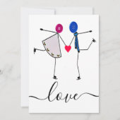 liefde feestdagenkaart (Voorkant)