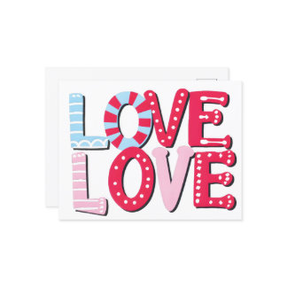 Liefde Feestdagenkaart