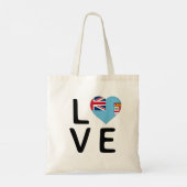 Liefde - Fiji Flag Tote Bag (Achterkant)