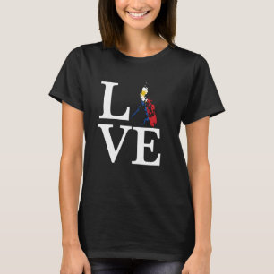 Liefde Filippijnen Kaart en Vlag, Filippijnse Kaar T-shirt