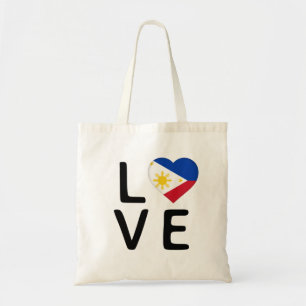 Liefde - Filippijnse vlag Tote Bag