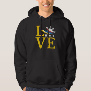 Liefde - Filippijnse vlag typografie kunst Hoodie