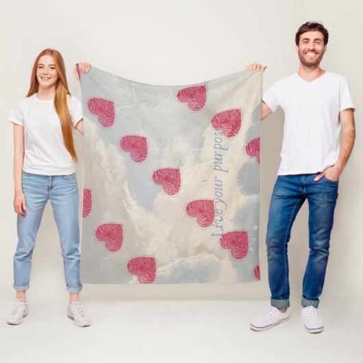 Liefde Fleece Deken (In situ)