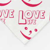 Liefde Fleece Deken (Hoek)