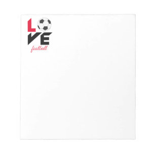 Liefde football notitieblok