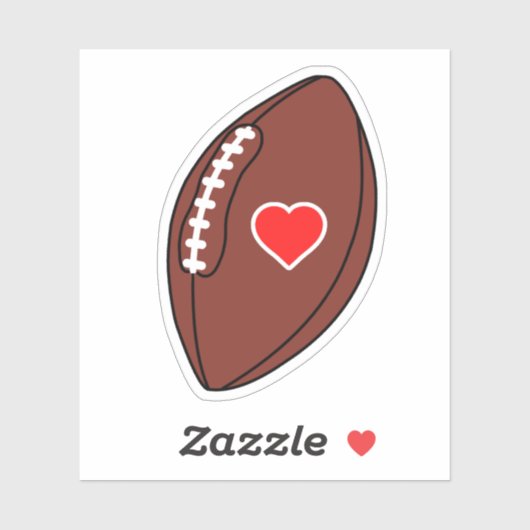 Liefde football sticker (Vel)