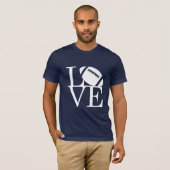 Liefde Football T-shirt (Voorkant volledig)