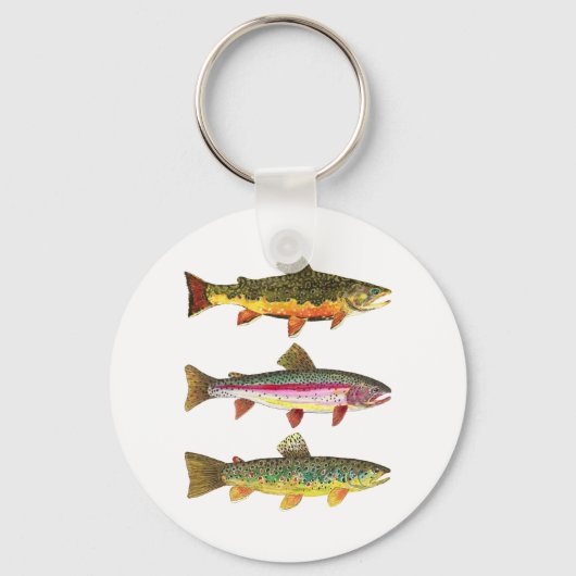Liefde forel? Perfect Angler Ichthyology Gift Sleutelhanger (Voorkant)
